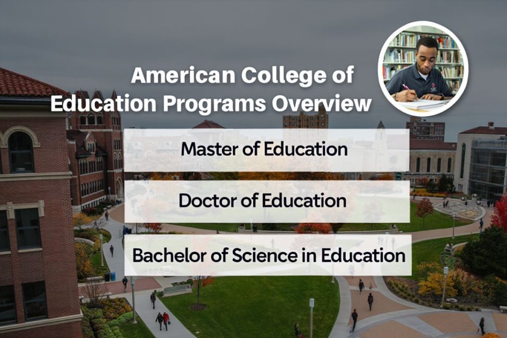 American College of Education Programs Overview