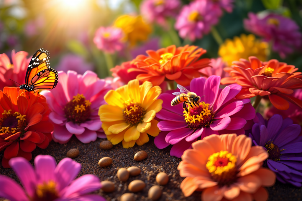 Zinnia Seeds – Bright Blooms for Every Garden
